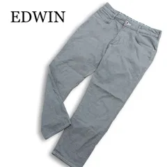 EDWIN エドウィン 春夏★ ER03A 麻 リネン混 ジャージーズ ストレッチ テーパード パンツ 日本製 Sz.M メンズ