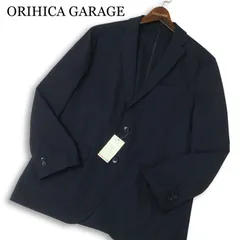 【新品 未使用】 ORIHICA GARAGE オリヒカ 通年★ 2B テーラード ジャケット Sz.L メンズ 紺 ネイビー