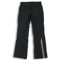 adidas GOLF アディダス ゴルフ 通年 ロゴ★ 3本ライン スラックス パンツ Sz.76 メンズ 黒のサムネイル