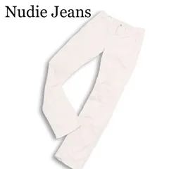 Nudie Jeans ヌーディージーンズ 通年★ 【SLIM ADAM】 ストレッチ スリム ホワイト パンツ Sz.29 メンズ 白のサムネイル