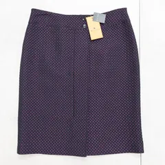 【新品同様】ETRO　エトロ　タイトスカート　総柄　ポリエステル　コットン　パープル　イタリア製　レディース　44　b00364のサムネイル