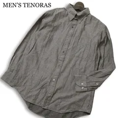 MEN'S TENORAS メンズティノラス 通年★ 長袖 総柄 シャツ 日本製 Sz.M メンズのサムネイル