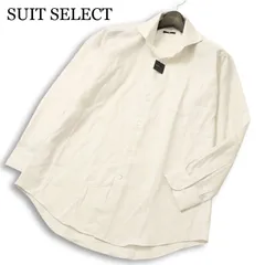 【新品 未使用】 SUIT SELECT スーツセレクト 通年★ 長袖 総柄 シャツ ワイシャツ Sz.3L メンズ 大きいサイズ 特大