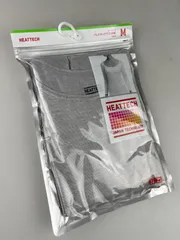 新品未開封 ユニクロ ヒートテック バレエネック 八分袖 レディースM グレー
