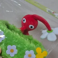 レッド ピックミン 小物入れ ぬいぐるみ