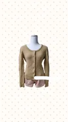 クラシック Ingni 잉그니 ハート ブラウン クッキー味 カーディガン ラテギャル ロキャラ トップス LIZ LISA