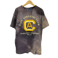 チャンピオン Champion 青タグ USA製 シングルステッチ ラバープリントTシャツ メンズ import：XL 