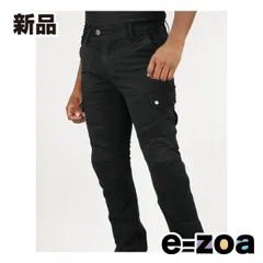 KOMINE  コミネ PK-7443 PROT RIDING コットンカーゴパンツ ブラック Lサイズ 07-7443/BK/L (2562229)