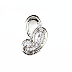 メレダイヤ ペンダントトップ プラチナ ペンダントトップ Pt900 ダイヤモンド レディース 【中古】