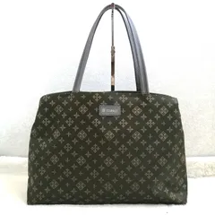 ラシット トートバッグ ハンドバッグ モノグラム ナイロン レザー グリーン グレー 肩掛け 軽量 総柄