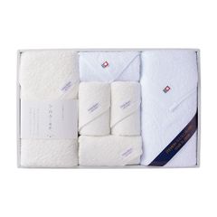 オーガニックコットン ロングパイル スリムバスタオル4枚セット