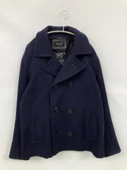 Rhythm of Life リズムオブライフ ピーコート ネイビー 無地 ミドル丈 フードなし
