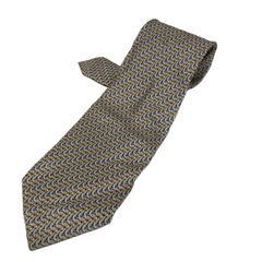 BALMAIN(バルマン) ネクタイ メンズ - ベージュ×ネイビー×白 アシカ