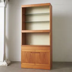 英国 ヴィンテージ ウォールユニット シェルフ チーク 木製 キャビネット 北欧 スタイル 飾り棚 壁面収納 ビンテージ イギリス 99036