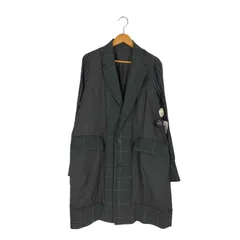 サカイ Sacai 21ss Suiting Coat 素材切替チェックコート  メンズ JPN：1 のサムネイル