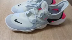 ナイキ フリーラン5.0 ハーフブルー ウィメンズ専用ランニングシューズ //230