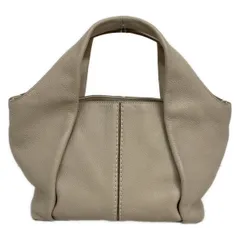 TOD'S(トッズ) トートバッグ シャツ バッグ ショッピング ミニ ライトベージュ レザー