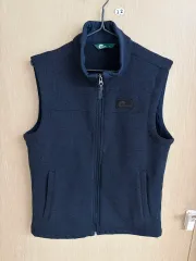 ネパ メンズ フリース ニット ベスト ネイビー 95