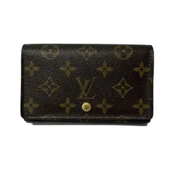 LOUIS VUITTON(ルイヴィトン) 2つ折り財布 モノグラム ポルト モネ・ビエ トレゾール M61730 レザー