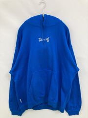 ELEMENT エレメント パーカー M ブルー コットン 裏起毛 前面プリント バックプリント ブランドロゴ 刺繍 プルオーバー 長袖