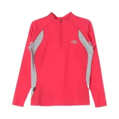THE NORTH FACE （WOMEN - L） ポリ ハーフジップ 長袖 Tシャツ