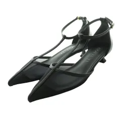 ルタロン Le Talon 25SS 3.5cmTストラップシアーパンプス 23cm 黒 ブラック /SS ■OS