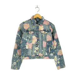 ギャップ Gap ボタニカルフラワーデザインデニムトラッカージャケット レディース  XXL
