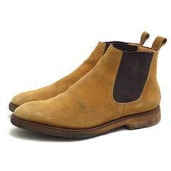 Needles Vibram スクエアトゥスエード チェルシーブーツ サイドゴア
