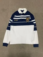 ポロラルフローレン ストライプ ラグビーシャツ j02586