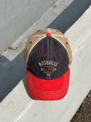 M-L レガシー ナイシュビル メッシュ トラッカー ベースボールキャップ 帽子