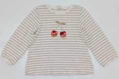 【新入荷!!】☆セット割対応☆ プティマイン キッズ トップス ボーダー 120cm （2156）