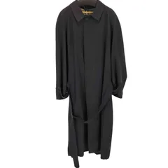 バーバリーズ BURBERRYS 裏地ノバチェック 比翼 ポリコットン ステンカラーコート メンズ  L