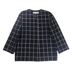 "Christian Dior" 1990's  Silk Blend No Collar Jacketのサムネイル