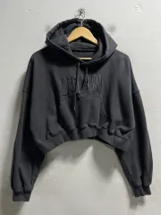 55-66 LIMINATA ルーズフィット クロップド スウェット スウェット フーディー Tシャツ 正規品