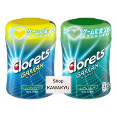 クロレッツ ゲームマックス ミニボトル 86g セット (2種各1個 計2個, リフレッシングレモン＋エンドレスミント) [リフレッシングレモン＋エンドレスミント] [2種各1個 計2個]