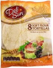 デリサン フラワートルティーヤ 8枚入り 320g 4セット [8枚入り 320g 4セット] [L]