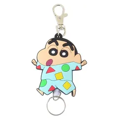 【新品】 エスケイジャパン クレヨンしんちゃんラバーリールキーホルダー パジャマ 1
