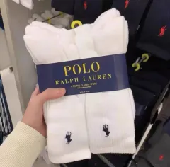 ポロ ラルフ ローレン ミドル丈 ダブルクッション 靴下 1点購入可能