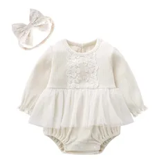 【特価商品】子供ドレス チュールスカート かわいい ボディースーツ 花柄 ワンピース 百日祝 フォーマル ロンパース 赤ちゃん キッズ 出産祝い 新生児 女の子 子供服 ベビー服 春秋