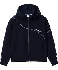 新品 [ルコックスポルティフ] ジャケット ヘランカはっ水ジャケット ストレッチ 長袖 フード付き パーカー レディース LT4FJG ネイビー(LT4FJG11L) S