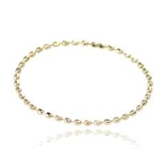 新品 [PRECIOUS JEWELRY] イエローゴールド K10 10金 チェーンリング 指輪 ピンキーリング ボール ボールチェーン レディース