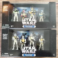 デッドストック！Hasbro　スター・ウォーズ クローン・トルーパー トゥループ・ビルダー 4パック　2種セット
