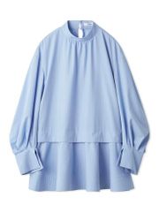 pii様 ボーダーズアットバルコニー GATHER SHIRT TUNIC - メルカリ