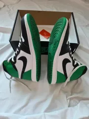 ジョーダン 1 レトロ ハイ OG ブラック アンド ラッキー グリーン (290)