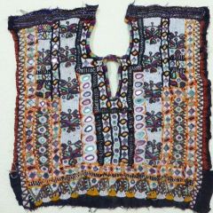 インド ランバニ刺繍 キッズベスト 羽織り ハンドメイド 一点物 民族 