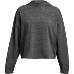 アンダーアーマー レディース アウター パーカー・スウェット パイル スウェット シャツ パーカー Under Armour Armour Ua Rival Terry Os Hoodie Sweatshirt Womens Grey グレー