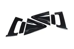 新品 SecondStage(セカンドステージ) ホンダ ヴェゼルRU系 後期 リアドアノブガーニッシュ ピアノブラック/ H011BLK