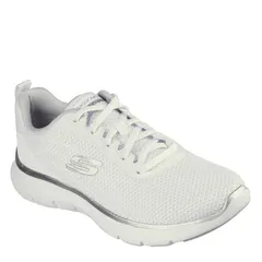 スケッチャーズ レディース シューズ スニーカー Skechers Flex Appeal 50 New Thrive WhiteSilver ホワイト