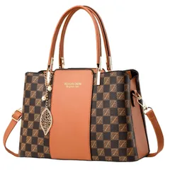 ITEMS] ハンドバッグ ショルダーバッグ レディース 2way [SHARE 斜めがけ 肩掛け 上品 オシャレ PUレザー 柄 カバン 通勤 通学