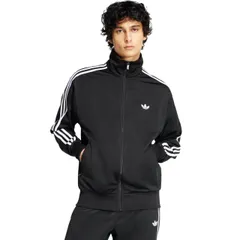 新品 [アディダス] ファイヤーバード トラックトップ ジャージ トラックジャケット メンズ TB671 (JP アルファベット XL ブラック(KD8312))